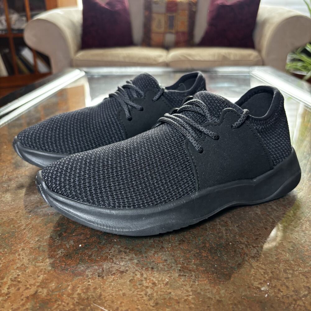 Vessi Everyday Shoes Womens Size 6 Black Athletic Gym Casual Waterproof Sneakers